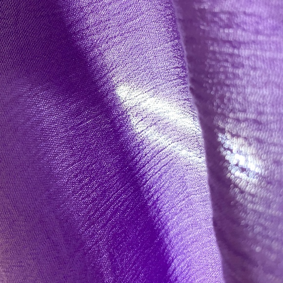 Tie Back Halter Lilac Lavender Top - Picture 3 of 6